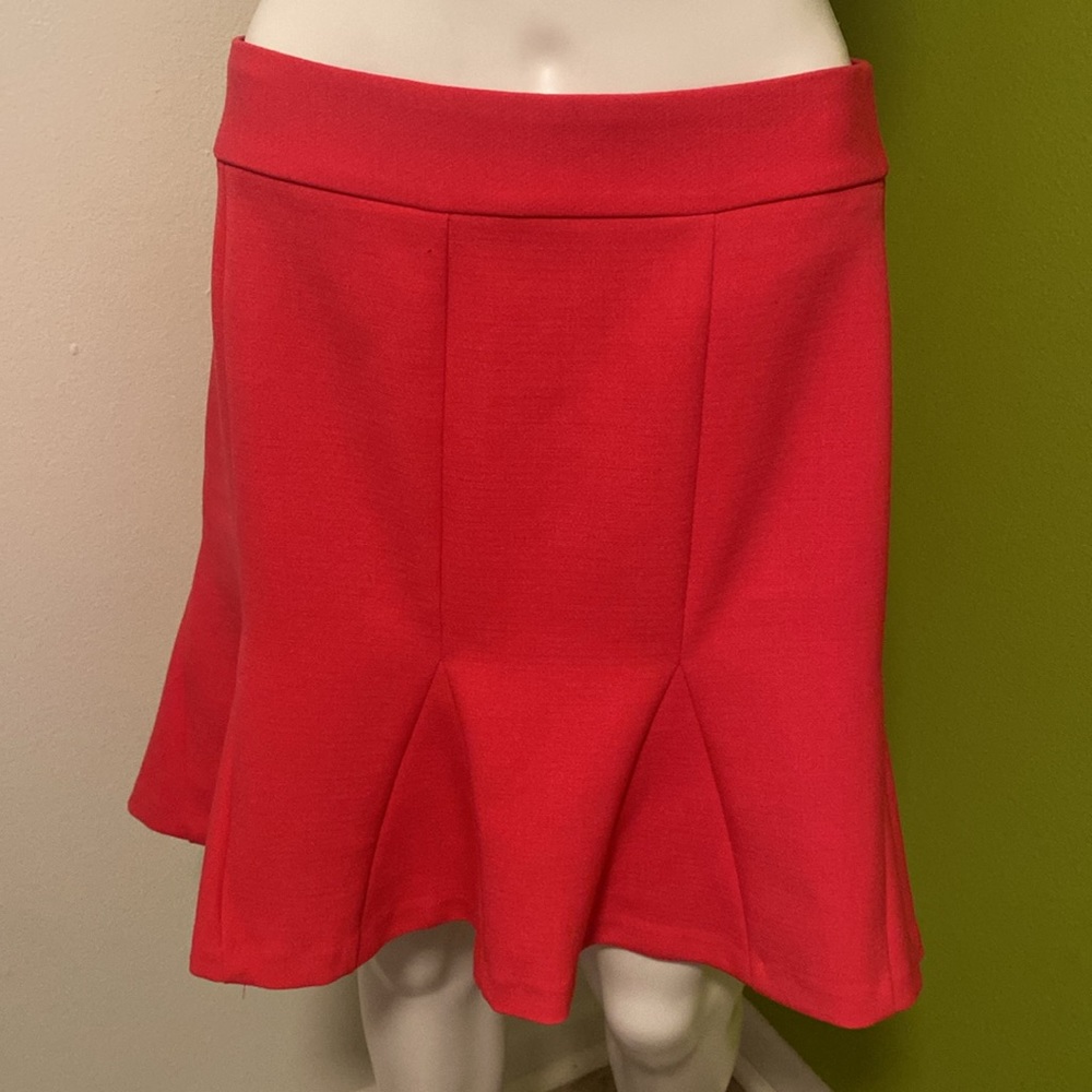 Banana Republic Hot Barbie Pink Flared A-line Skirt Size 10P
